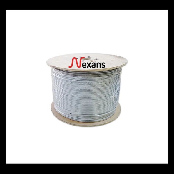 Nexans Nex1611to5, Gri, Cat6, 500m, 23awg (0,58mm), Utp, %100 Bakır, Lszh Halogen Free, Makara, Kablo - Resim 3