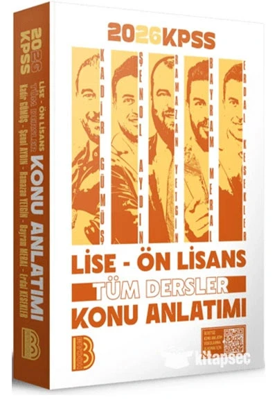 2026 Kpss Lise Önlisans Tüm Dersler Konu Anlatım Benim Hocam ürün görseli 1