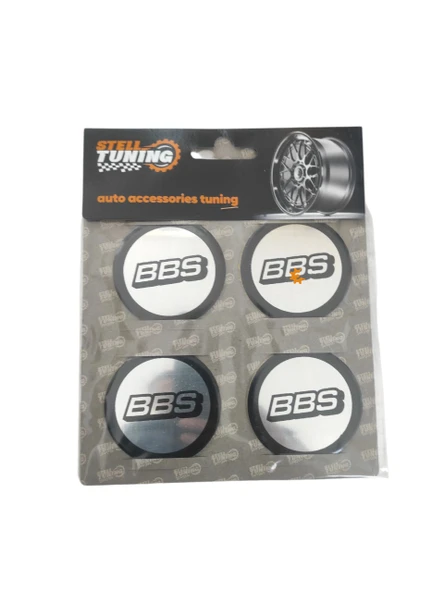 BBS Jant Göbek Arma Takım Yapıştırma Siyah Krom 58mm ürün görseli