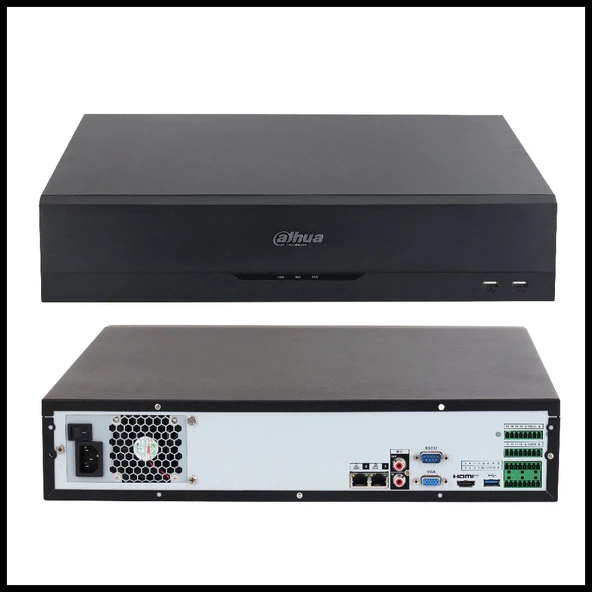 Dahua  Nvr4832-eı, 32kanal, 16mpix, H265+, 8 Hdd Desteği, 1080p Kayıt, 256mbps Bant Genişliği, 2 Port Gigabit Lan, Nvr - Resim 2