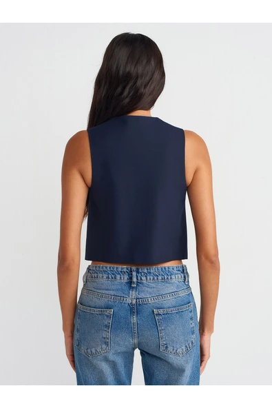 60560 DİLVİN KISA ÖZEL DİKİM YELEK - Resim 11