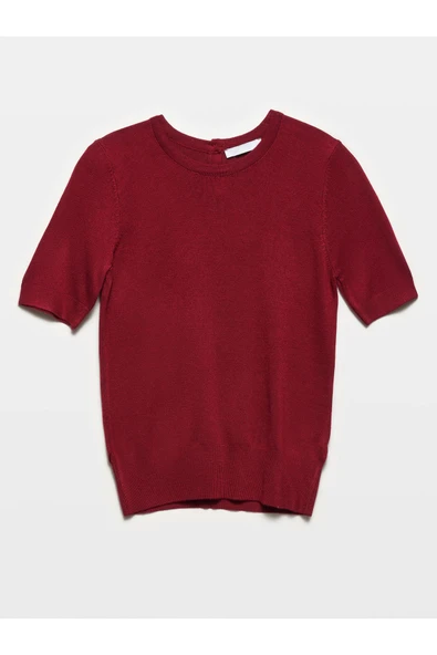 10426 DİLVİN KAZAK BİSİKLET YAKA ARKASI DÜĞMELİ KISA - Resim 2