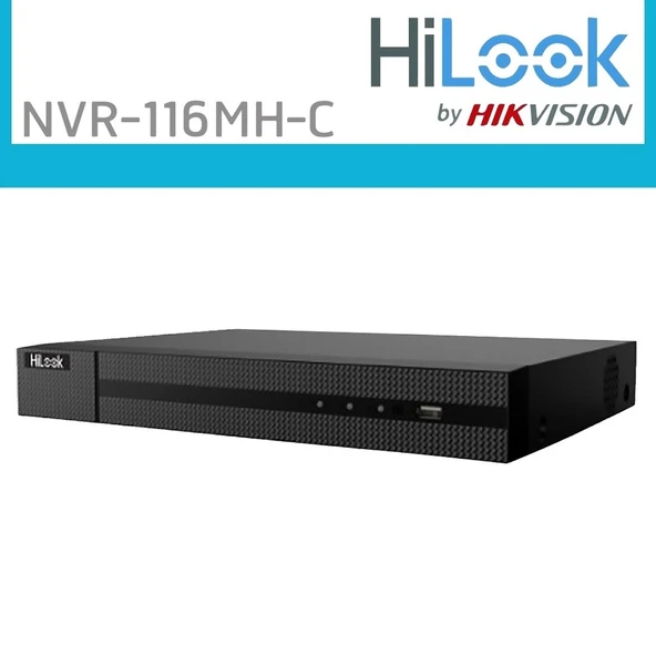 Hılook Nvr-116mh-c, 16kanal, 8mpix, H265+, 1 Hdd Desteği, 1080p Kayıt, 160mbps Bant Genişliği, Nvr - Resim 3