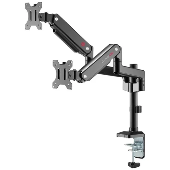 Gameon Go-2045 17  - 32   Gazlı Yay Çift Monıtor Kolu ürün görseli