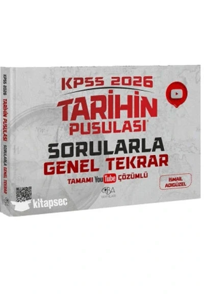 CBA KPSS 2026 TARİHİN PUSULASI SORULARLA GENEL TEKRAR CBA YAYIN ürün görseli 1
