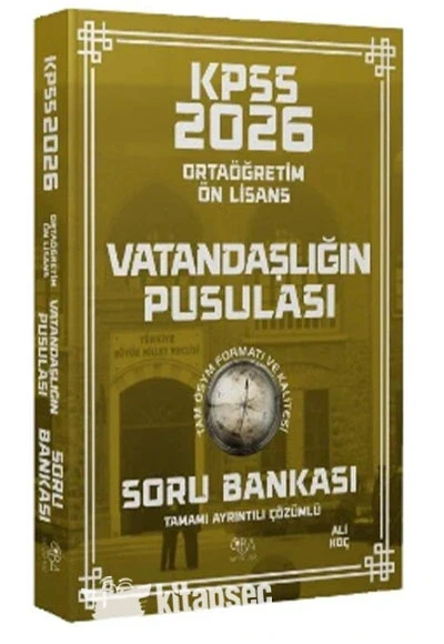 CBA KPSS 2026 ORTAÖĞRETİM ÖNLİSANS VATANDAŞLIĞIN PUSULASI ÇÖZÜMLÜ SORU BANKASI ürün görseli 1