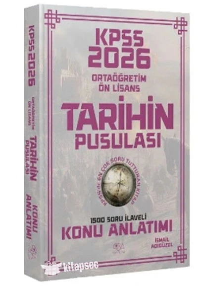 CBA KPSS 2026 ORTAÖĞRETİM ÖNLİSANS TARİHİN PUSULASI KONU ANLATIMI ürün görseli 1