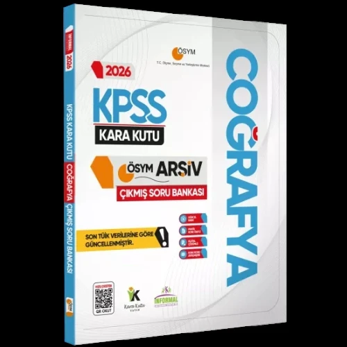 -İnformel 2026 Kpss Karakutu Coğrafya Ösym Çıkmış Soru Bankası ürün görseli 1