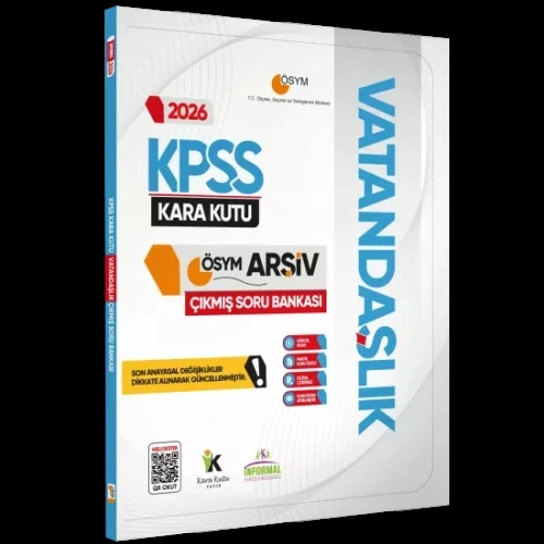 İnformel 2026 Kpss Karakutu Vatandaşlık Ösym Arşiv Çıkmış Soru Bankası ürün görseli 1