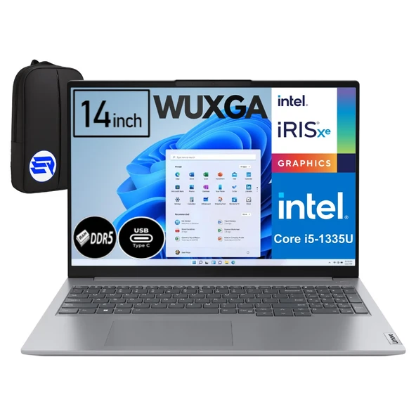 Lenovo Thinkbook 14 G6 Irl 21KG00Y5TREP7 Intel Core I5-1335U 16GB Ram 2tb SSD Wuxga 14" WIN11 Pro + Elektropasaj Çanta ürün görseli 1