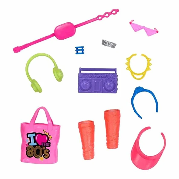 Barbienin Moda Aksesuarları Paketleri GWD98 GWC28 HWV74 ürün görseli