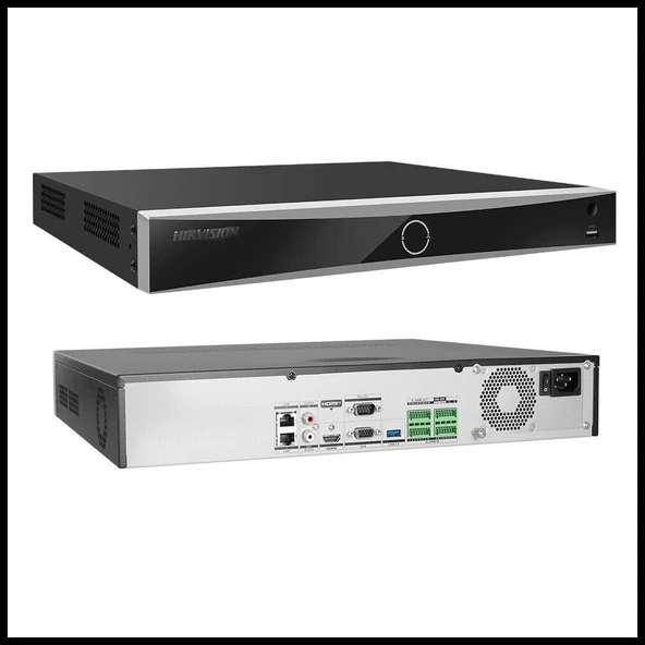 Hıkvısıon Ds-7732nxı-k4, 32kanal, 12mpix, H265+, 4 Hdd Desteği, 2160p Kayıt, 256mbps Bant Genişliği, Metal Kasa, 2 Port - Resim 2