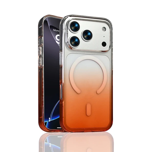 iPhone 17 Pro Max Kılıf M-Safe Şarj Özellikli Septik Silikon Kılıf ürün görseli 1