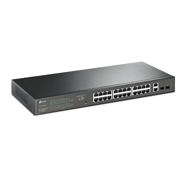 Tp-lınk Tl-sg1428pe 24 Port Gıgabıt + 2xgıgabıt Rj45/sfp Uplınk Yönetilebilir 250w Poe Rackmount Swıtch - Resim 2