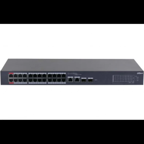 Dahua Cs4226-24et-375, 24port, Megabit, Poe 375w, 2 Port Gigabit Lan, 2 Port Sfp Gigabit Combo, Cloud Yönetilebilir, Swi - Resim 2