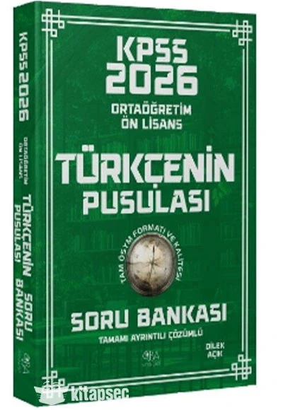 Cba Kpss 2026 Ortaöğretim Önlisans Türkçenin Pusulası Çözümlü Soru Bankası ürün görseli 1
