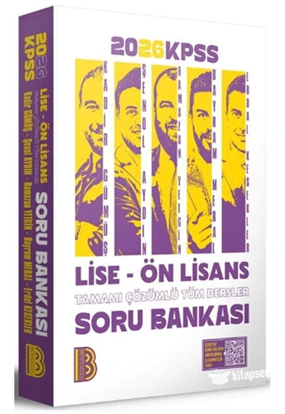 2026 Kpss Lise Önlisans Tüm Dersler Çözümlü Soru Bankası Benim Hocam ürün görseli 1
