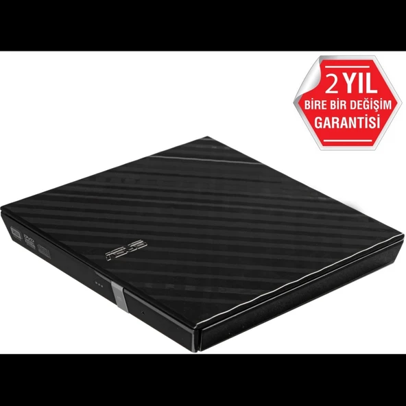 Asus Sdrw-08d2s-u Lite, Usb 2.0, External, Siyah, Slim, Optik Okuyucu/yazıcı - Resim 2
