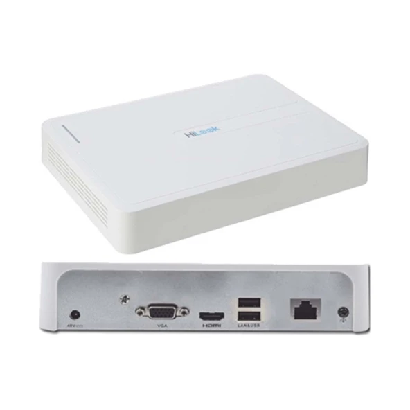 Hılook Nvr-104h-d, 4kanal, 4mpix, H265+, 1 Hdd Desteği, 1080p Kayıt, 60mbps Bant Genişliği, Nvr ürün görseli