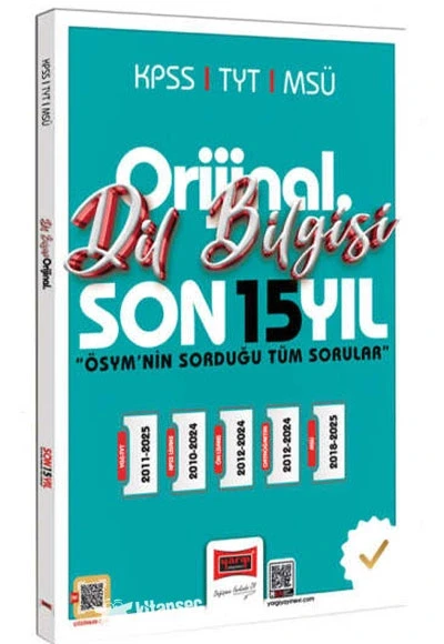 Yargı 2026 Kpss Dilbilgisi Orijinal Son 15 yıl Çıkmış Çözümlü Sorular ürün görseli 1