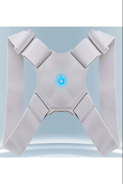 Unisex Titreşim Sensörlü Kamburluk Önleyici Dik Duruş  Ayarlanabilir Akıllı Korse - Resim 5