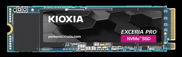 2TB KIOXIA EXCERIA PRO PCIe 4.0 M.2 NVMe 3D 7300/6400MB/s LSE10Z002TG8 ürün görseli