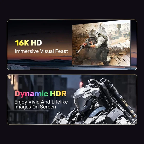 Unıtek Dısplay Port 2.1 Kablo 1mt 16k (c1626gy-1m) - Resim 4