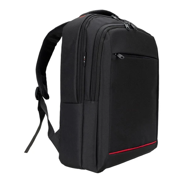 Plm Bergamın Notebook Sırt Çantası Siyah 15.6" - Resim 6