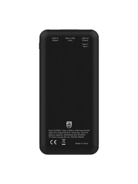 Philips Powerbank Ultra Compact 10000 Mah Dlp Seri DLP1810NB/62 Taşınabilir Çift USB Çıkışı Şarj Cihazı - Resim 4