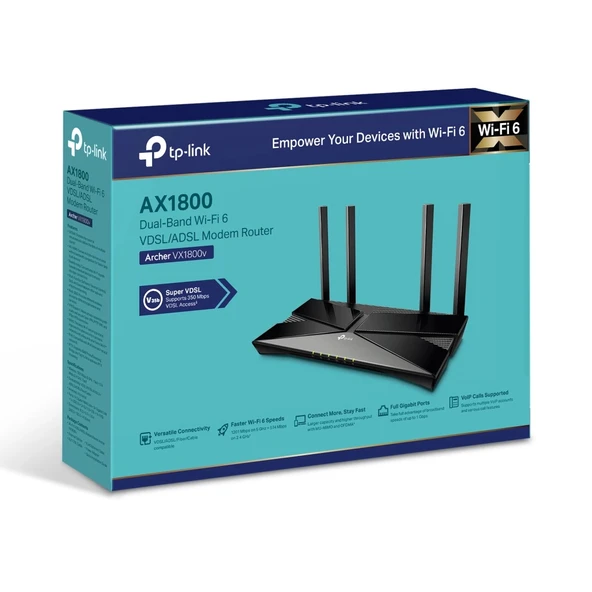 Tp-lınk Archer Vx1800v Vdsl /adsl Modem Router - Resim 5