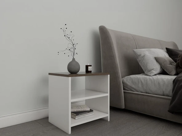 Mars Komodin Antrasitmeşe-Beyaz - Resim 2