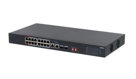 DAHUA DH-S3218-16ET-135 16 PORT 16XFE-2XGE-2XGE/SFP 135W POE SWİTCH ürün görseli