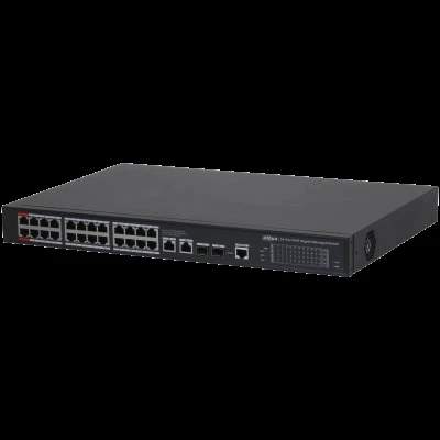 DAHUA S4228-24GT-360 24 PORT 24XGE-2XGE-2XGE/SFP YÖNETİLEBİLİR 360W POE SWİTCH ürün görseli