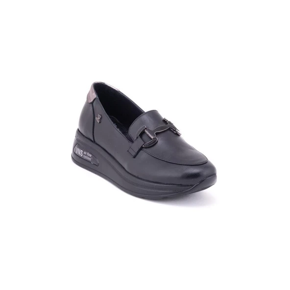 VENÜS 2216647K AİRFLOW DOLGU DERİ KADIN AYAKKABI - Resim 2