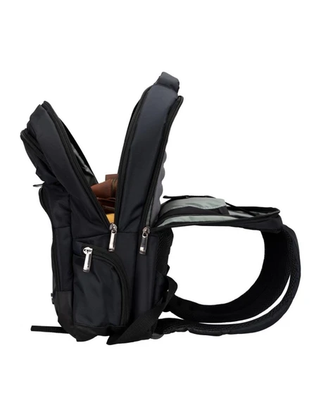 Plm Monza Notebook Sırt Çantası Siyah 15.6" - Resim 4