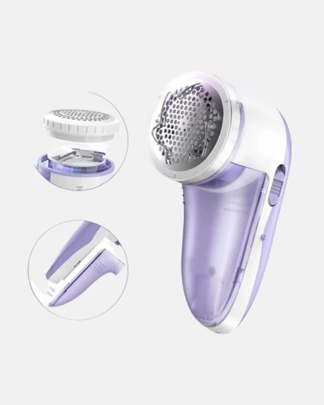 Taşınabilir Şarjlı Tiftik Toplayıcı – Çıkarılabilir Hazneli, AntiStatik Fırçalı - 2