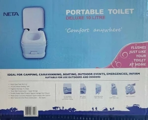 Portatif tuvalet Pis su tankı kapasitesi 10 L ürün görseli