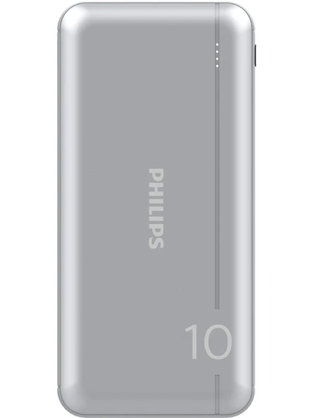 Philips Powerbank Ultra Compact 10000 Mah Dlp Seri DLP1810NV/62 Taşınabilir Çift USB Çıkışı Şarj Cihazı - Resim 2