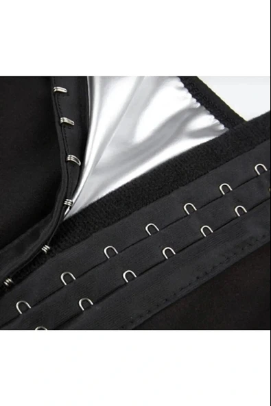 Agraflı Termal Sauna Tayt ( M ) Neotex Agraflı Terletme Taytı - Resim 5