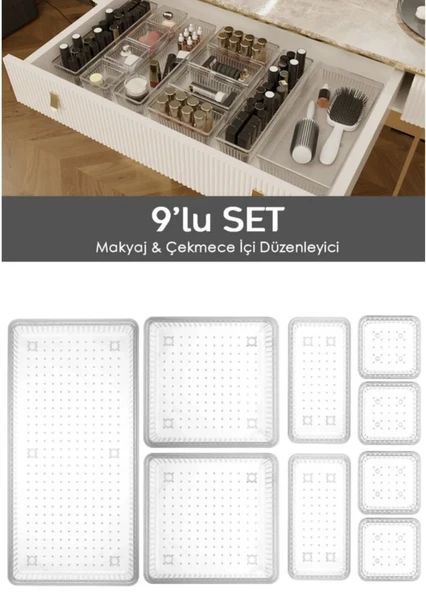 9lu makyaj&çekmece içi düzenleyici - Resim 2