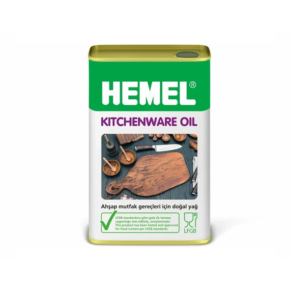 Hemel Kitchenware Oil Clear Şeffaf Ahşap Mutfak Gereçleri Yağı 1 Lt ürün görseli 1