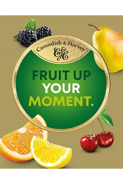 CAVENDİSH & HARVEY WİLD BERRY DROPS SUGAR FREE (K.ORMAN MEYVELİ) ŞEKERSİZ 175 GR - Resim 2
