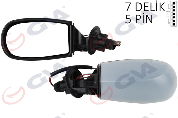 GVA 1028210 DIŞ DİKİZ AYNASI SOL PUNTO 04> ELEKTRİKLİ ISITMALI SİYAH ASTARLI KONVEKS VM-156EHPL 735273122-735380187 ürün görseli 1