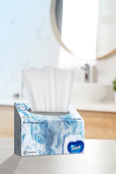 Selpak El Ve Yüz Havlusu 10'lu 800 Yaprak - Resim 4