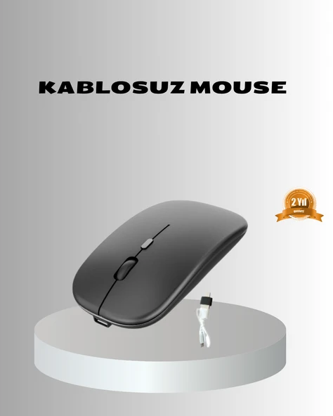 Kablosuz  Mouse –  Ayarlanabilir, Ergonomik