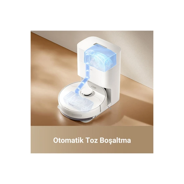 Dreame D10 Plus Gen 2 Robot Süpürge Beyaz - Resim 4