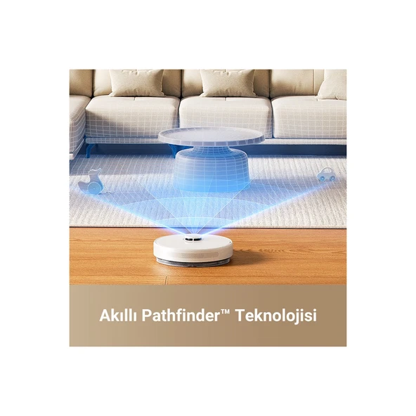 Dreame D10 Plus Gen 2 Robot Süpürge Beyaz - Resim 9