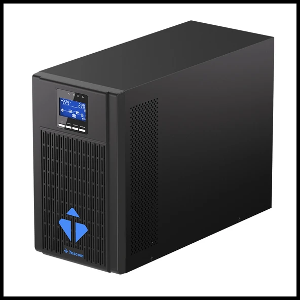 Tescom Neoline 3000, 3 Kva Online 1f/1f Ups,  (900040102) (6x9a Akü) - Resim 2