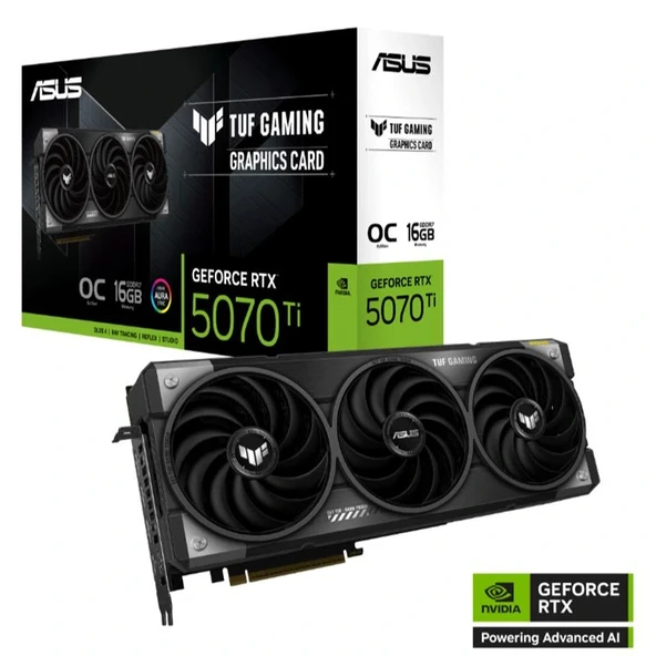 Asus Geforce Tuf-rtx5070tı-o16g-gamıng 16gb Gddr7 256bıt 2xhdmı 3xdp Ekran Kartı ürün görseli