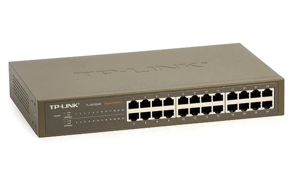 TP-LINK TL-SG1024D 24PORT 10/100/1000 YÖNETİLEMEZ SWITCH ürün görseli 1